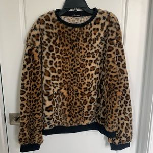 Zara Leopard/ Cheetah Print Style Sweater Pullover